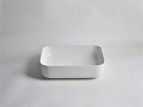 Claya - OVAL-50 Oval Basin, Gloss White