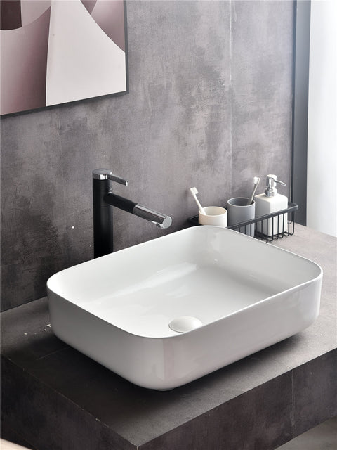 Claya - OVAL-50 Oval Basin, Gloss White