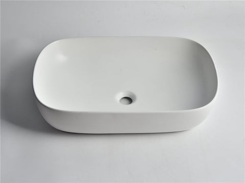 Oval Above Counter Basin 600mm Bathroom Sink