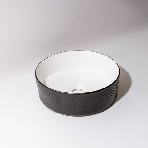 Claya - P-Arrow-36-TMB Above Counter Basin, Matte White