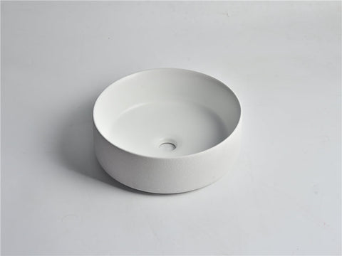 Claya - P-Luna-36-TMW Round Basin, Matte White
