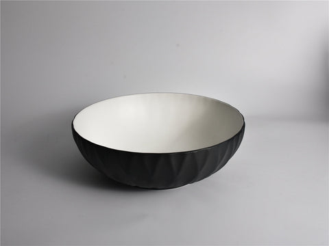 Claya - P-Ruby 40 Ruby-Cut Textured Basin, Matte Black