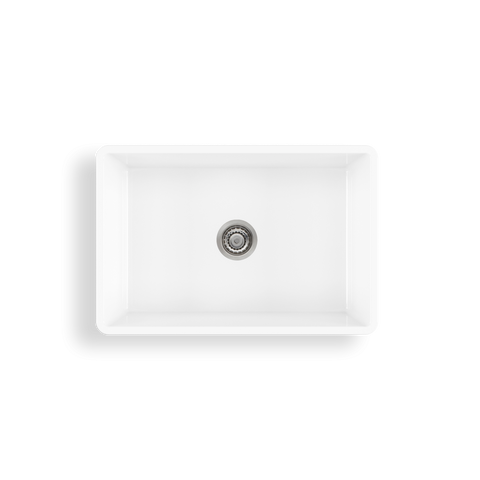 Oliveri SC-WH1982U - Sicily White Fireclay Farmhouse Undermount Sink