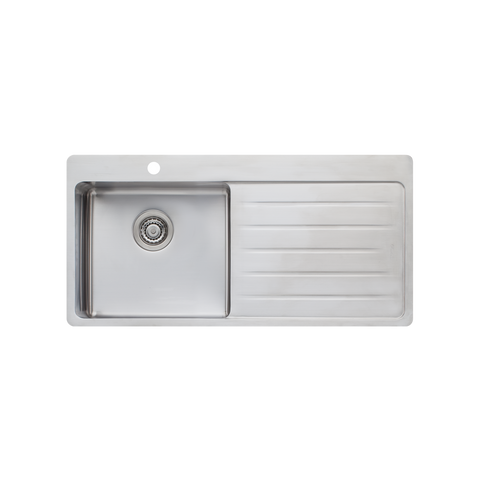 Oliveri - Sonetto Single Bowl Topmount Sink With Drainer