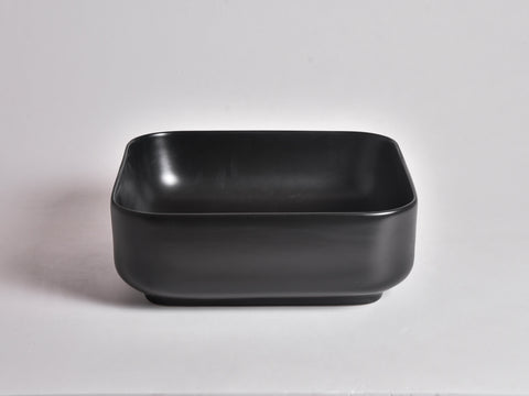 Claya - SQ-385-MB Square Basin, Matte Black