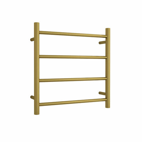 Thermogroup - Polished Stainless Steel Straight Round Ladder Heated Towel Rail