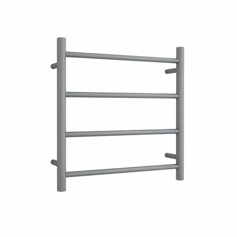 Thermogroup - Polished Stainless Steel Straight Round Ladder Heated Towel Rail