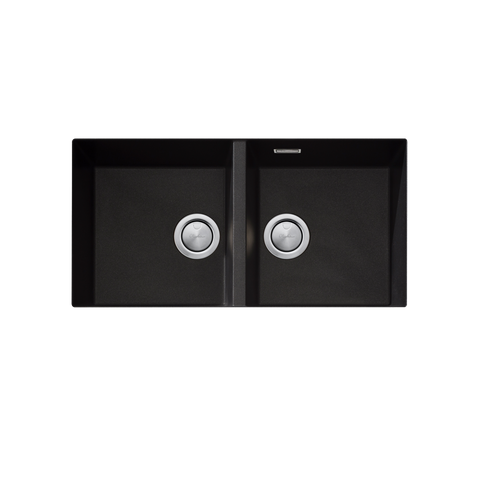 Oliveri - Santorini Double Bowl Undermount Sink in 3 Finishes