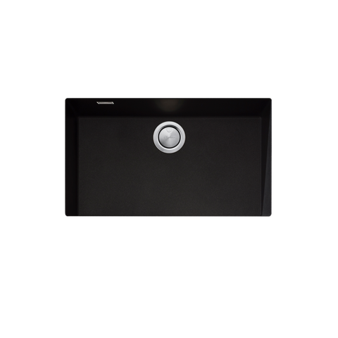 Oliveri - Santorini Black Mega Bowl Undermount Sink