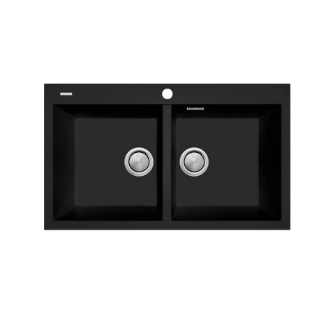 Oliveri - Santorini Double Bowl Topmount Sink in 3 Finishes
