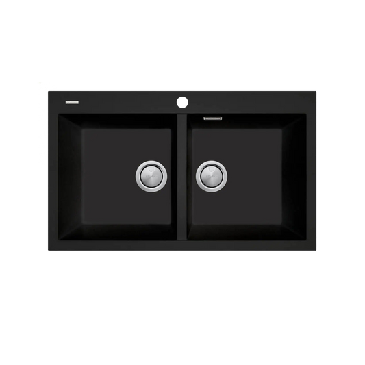 Oliveri - Santorini Double Bowl Topmount Sink in 3 Finishes