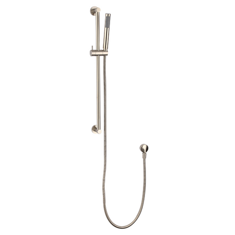 Modern National - Star Hand Shower On Rail Brushed Nickel