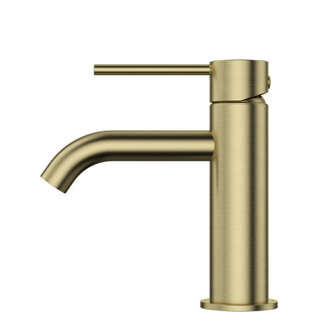 Modern National - Star Mini Short Basin Mixer Curved Spout 8 Colours