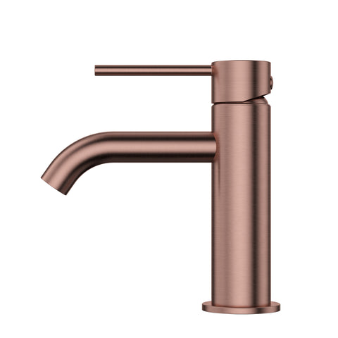 Modern National - Star Mini Short Basin Mixer Curved Spout 8 Colours