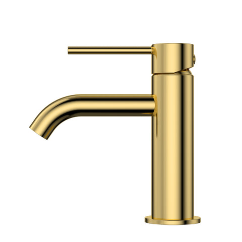 Modern National - Star Mini Short Basin Mixer Curved Spout 8 Colours