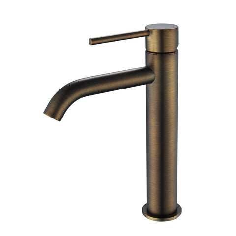 Modern National - Star Mini Mid-Rise Basin Mixer Curved Spout