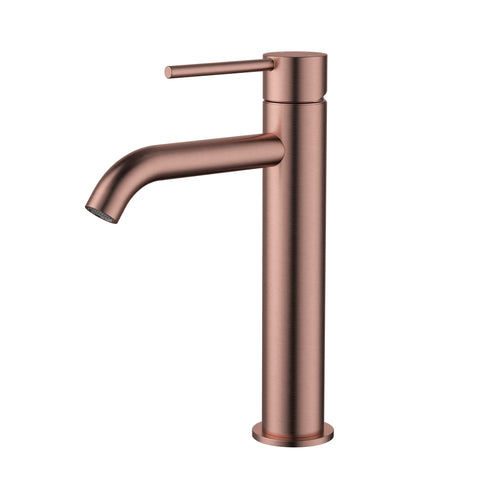 Modern National - Star Mini Mid-Rise Basin Mixer Curved Spout