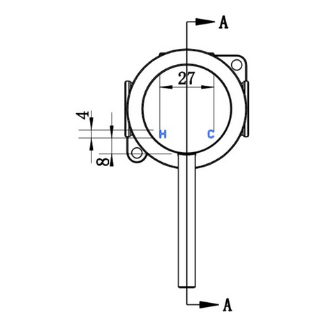 Modern National -Modern National - Star Mini Shower Mixer 60mm TRIM KIT