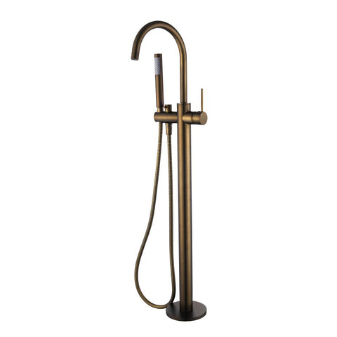 Modern National - Star Mini Freestanding Bath Mixer with Handshower