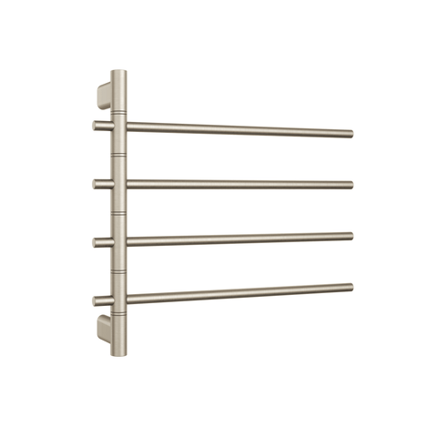Thermogroup - 240V Round Swivel Heated Towel Rail W595xH540xD104mm