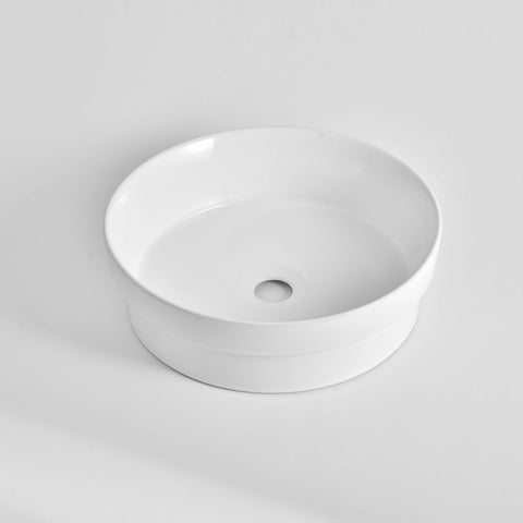 Claya - SEMI-40 Semi Insert Basin, Gloss White