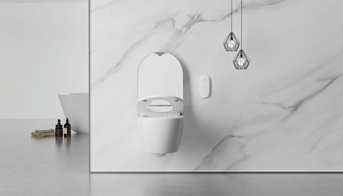 Lafeme Sesto Inwall Cistern Wall Hung Smart Toilet