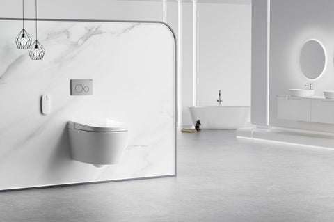Lafeme Sesto Inwall Cistern Wall Hung Smart Toilet