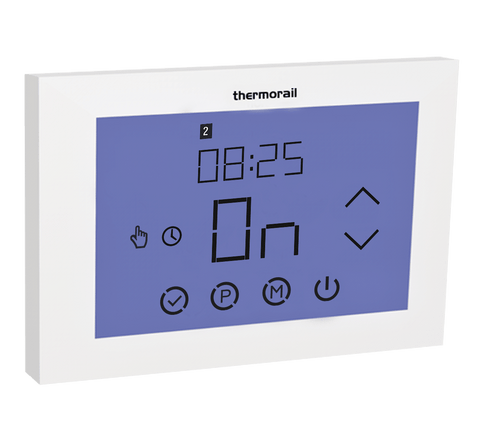 Thermogroup - Landscape Touch Screen 7 Day Timer - White