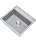 Concrete Grey Carysil Waltz 560FE Granite Single Bowl Stone Kitchen Sink 560*510mm
