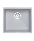 Concrete Grey Carysil Granite Single Bowl Kitchen Sink 457x406mm