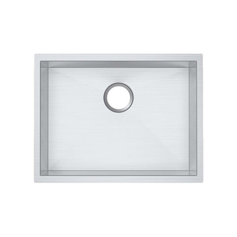 Chrome Stainless Steel Single Bowl Kitchen Sink 600x450x230mm