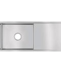 Chrome Stainless Steel Single Bowl Kitchen Sink 960x450x230mm