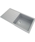 Concrete Grey Carysil Granite Single Bowl Kitchen Sink 1000x500mm