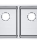Chrome Stainless Steel Double Bowl Kitchen Sink 740x440x200mm