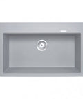 Concrete Grey Carysil Granite Single Bowl Kitchen Sink 780x510x220mm