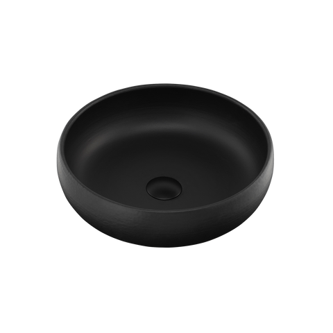 Oliveri TZ0301MB - Terzofoco Matte Black Curved Counter Top Basin