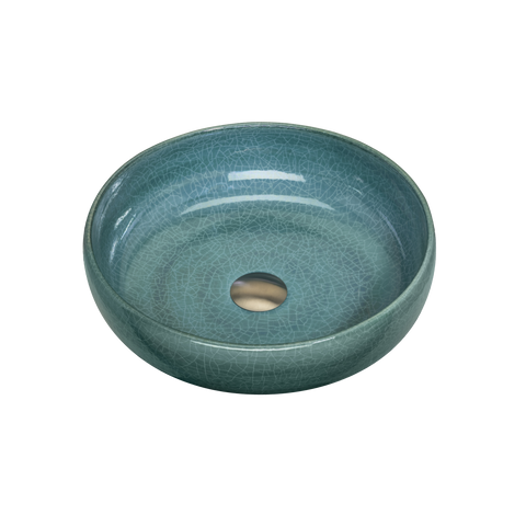 Oliveri TZ0302EG - Terzofoco Emerald Green Curved Counter Top Basin