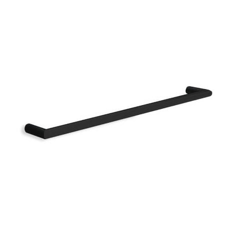 Thermogroup - 12V Round Single Bar Heated Towel Rail W832xH32xD100mm