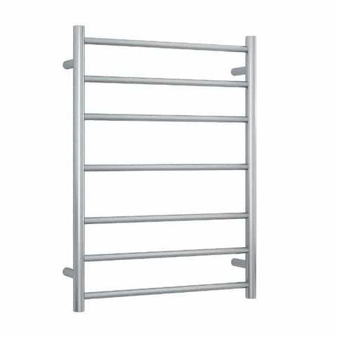 Thermogroup - Polished Stainless Steel Straight Round Ladder Heated Towel Rail