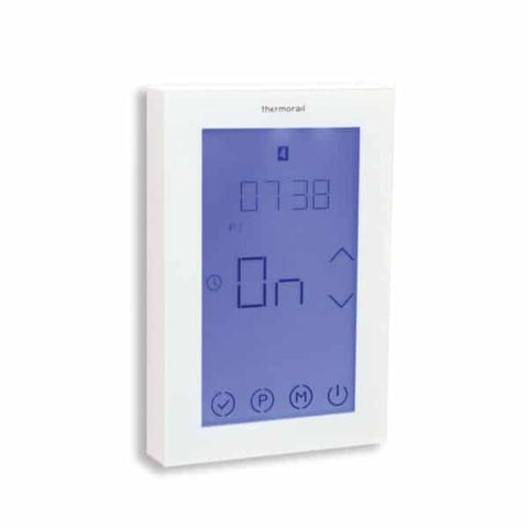 Thermogroup - Portrait Touch Screen 7 Day Timer - White