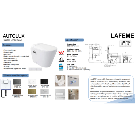 Lafeme AutoLux Smart Toilet