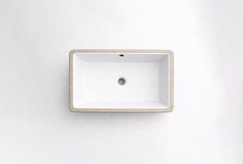 Claya - UM-5334 Matte White Undermount Basin, 530 x 340mm Ceramic