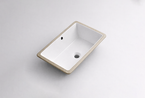 Claya - UM-5334 Matte White Undermount Basin, 530 x 340mm Ceramic