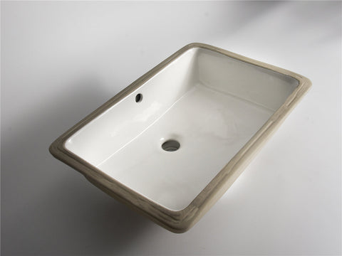 Claya - UM-5337 Undermount Basin, Gloss White