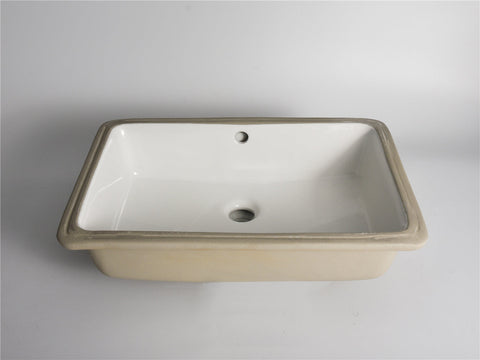 Claya - UM-5337 Undermount Basin, Gloss White