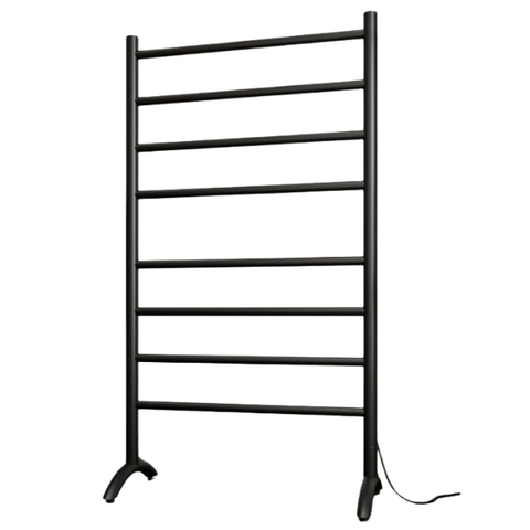 Thermogroup - 240V Round Free Standing Heated Towel Rail W600xH1080xD300mm