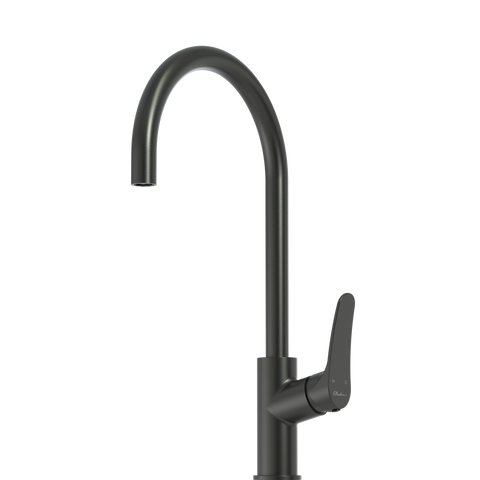 Oliveri Verona Goose Neck Kitchen Mixer Gunmetal VA306505GM