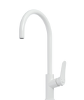 Oliveri Verona Goose Neck Kitchen Mixer White VA306507WH