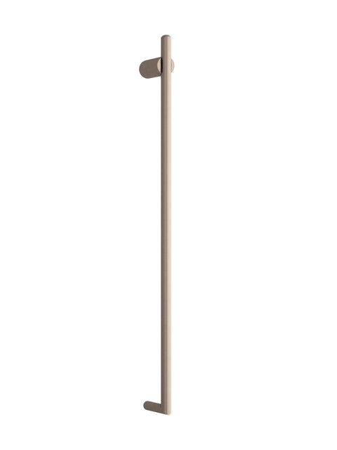 Thermogroup - 240V Round Vertical Heated Towel Rail W45xH900xD80mm