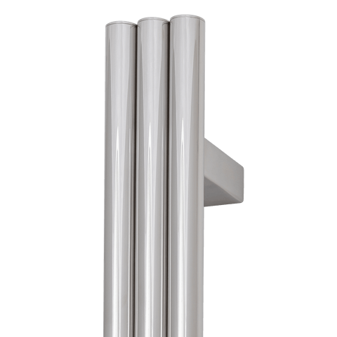Thermogroup - 12V Round Vertical Heated Towel Rail W900xH75xD100mm